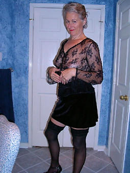 ancient landed gentry in pantyhose of age porn