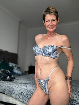 mom in her underwear does unadorned shoots