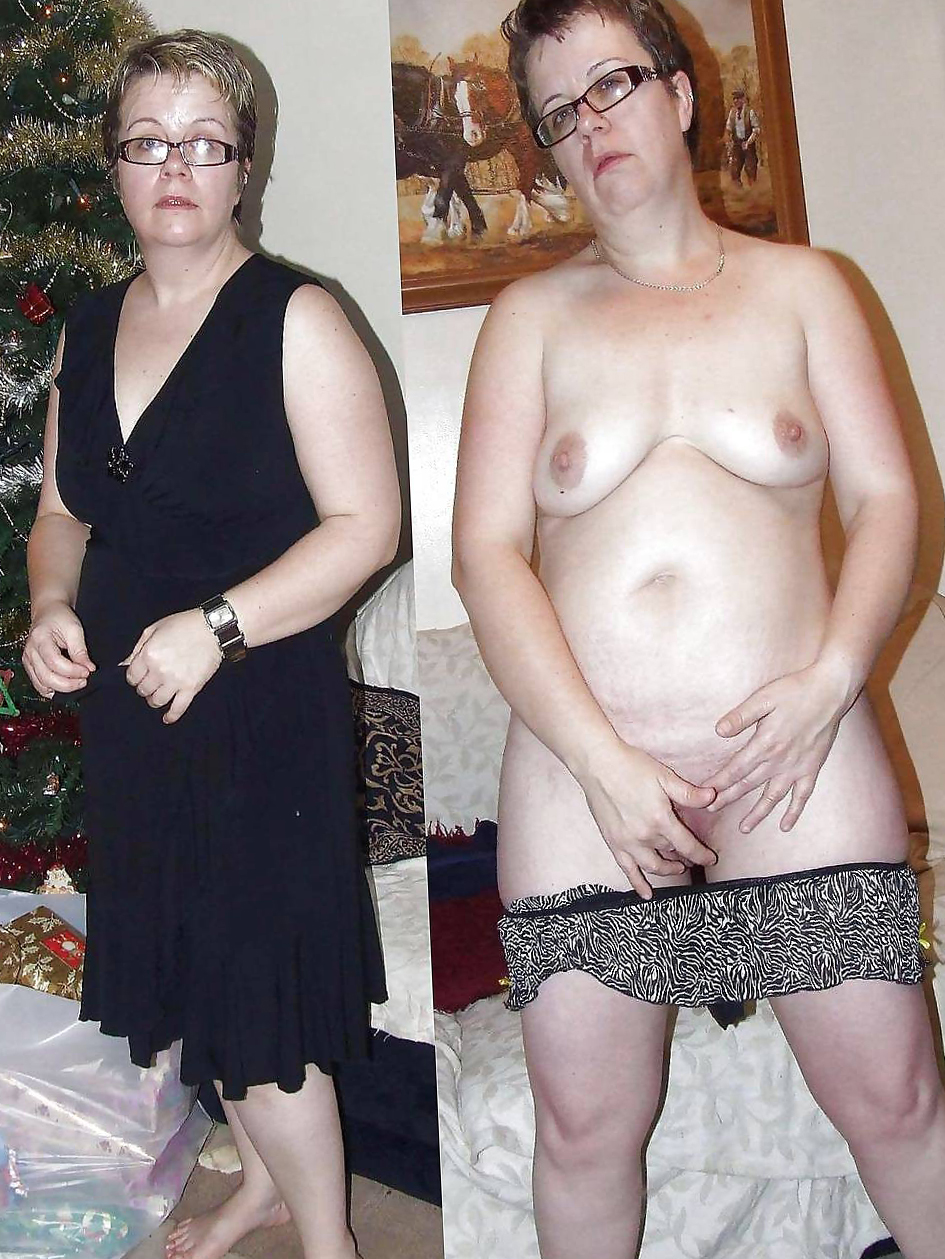 whore mature laddie dressed with the addition of undressed