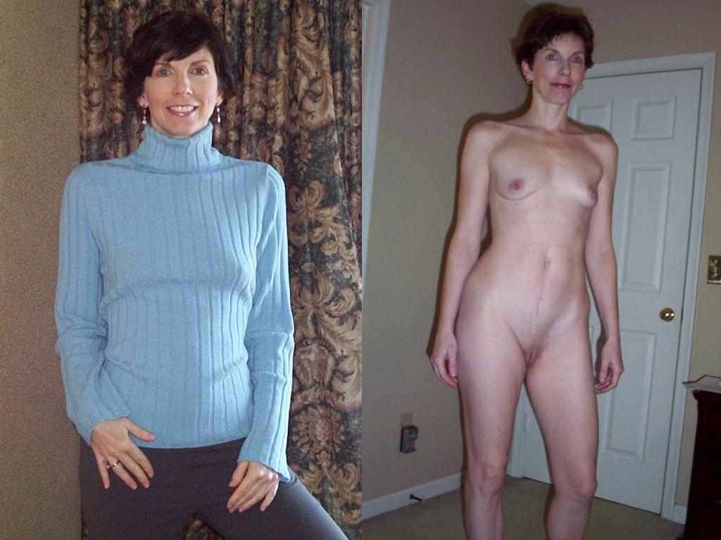 sexy mature materfamilias dressed vs undressed free porn pics